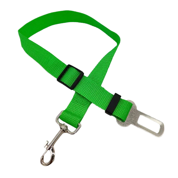 Centura de siguranta auto pentru caine P3216 verde