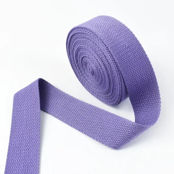 Centură din bumbac-poliester 50 mm 4 m Curea solidă 1,3 mm grosime Material durabil Capacitate mare de încărcare Utilizare universală Cusut, fabricație, prindere, exterior violet