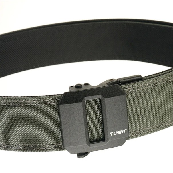Centura tactica pentru pistol din nailon puternic 3,8 cm cu catarama automata metalica Centura militara centura ajustabila pentru echipament si tactici gri 150 cm