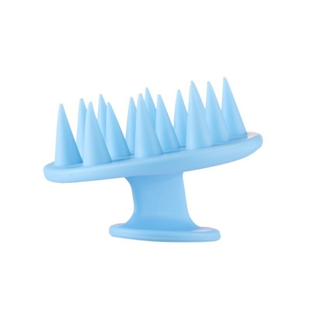 Cepillo de masaje de cabeza azul