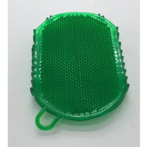Cepillo de masaje de silicona C37 verde