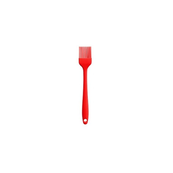 Cepillo de silicona para parrilla rojo