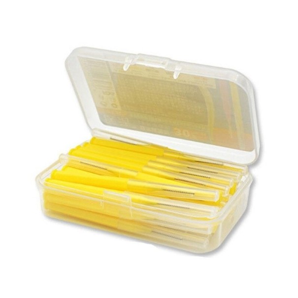 Cepillo interdental 30 uds. amarillo