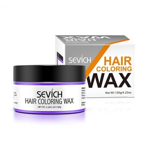 Cera colorante para el cabello Pasta colorante para el cabello Cera colorante para el cabello Colorante temporal para el cabello 120 g morado