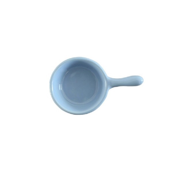 Ceramic Bowl with Handle blue