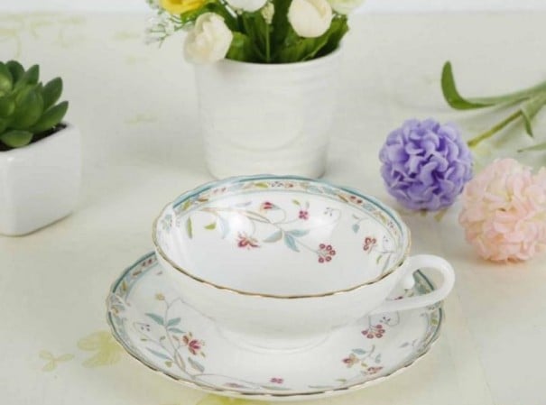 Ceramic Cup with Saucer C80 7