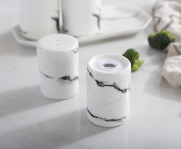 Ceramic Spice Jar Set of 2 1