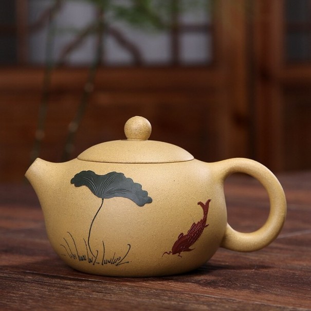 Ceramic Teapot Chinese Motif 1