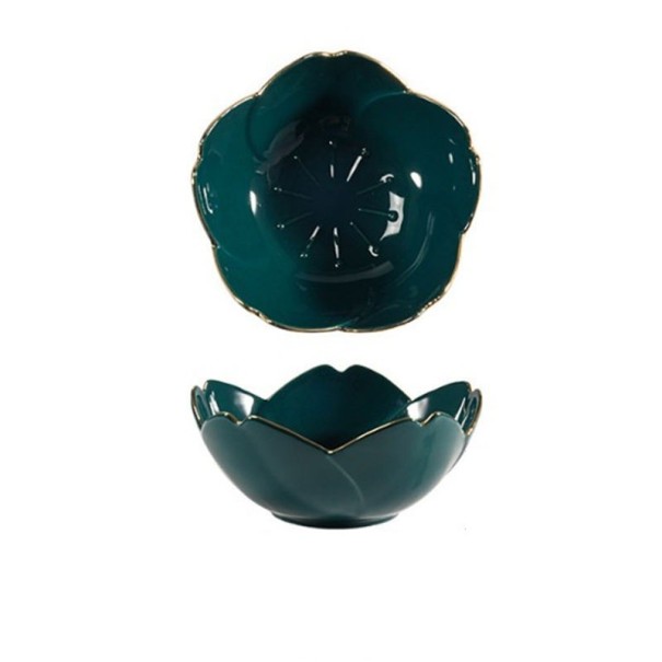 Ceramiczna miska na kwiaty C143 ciemnozielony Ceramiczna miska na kwiaty C143 ciemnozielony