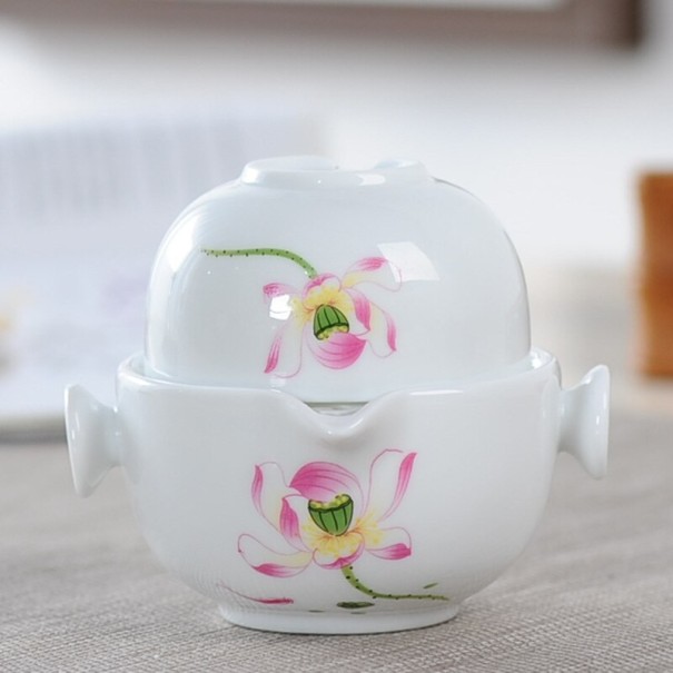 Ceramiczny zestaw do herbaty 2 szt 2