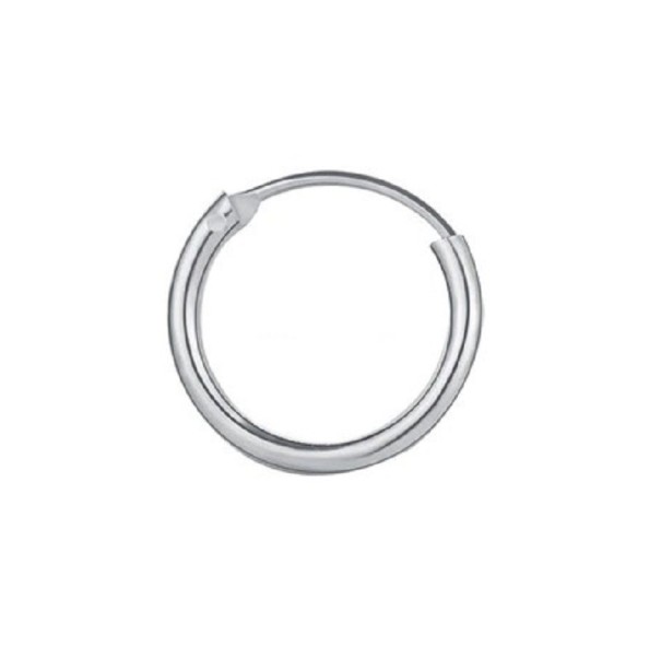 Cercei rotunzi G1287 argint 12 mm