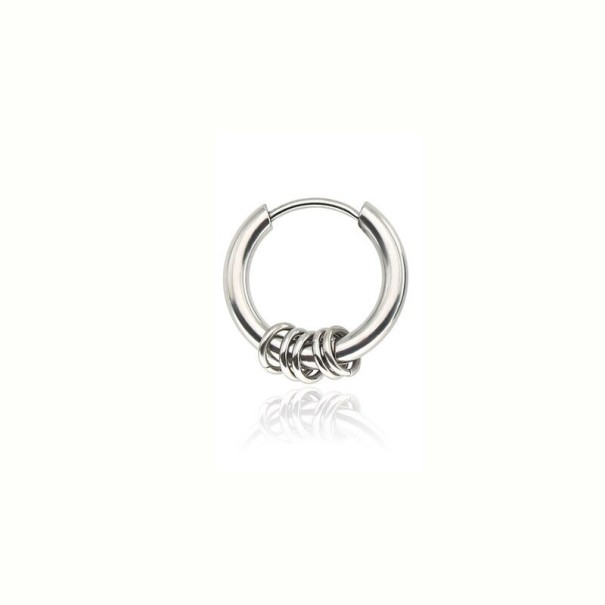 Cercei rotunzi G2544 argint 12 mm
