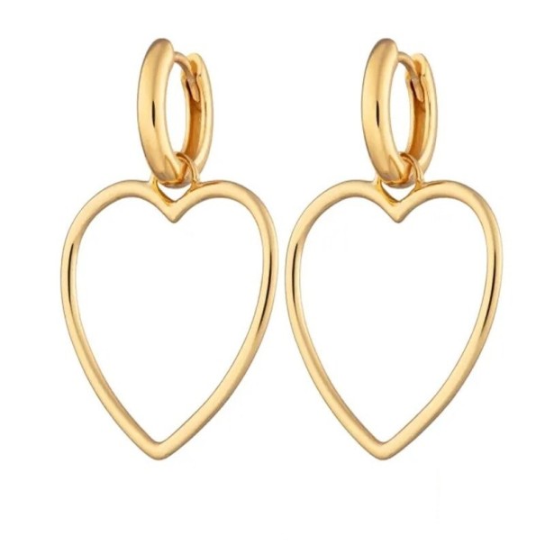 Cercei rotunzi pentru femei cu pandantive aur 19