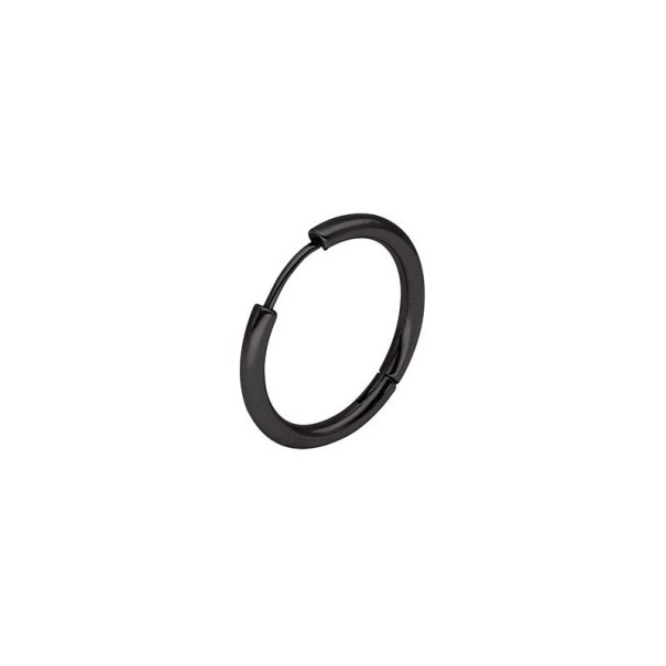 Cercei rotunzi pentru femei G308 negru 20 mm