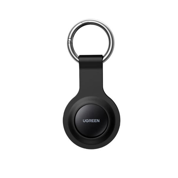 Černý bluetooth lokátor s obalem Mini GPS lokátor na klíče, peněženku 3,2 x 3,2 cm Kompatibilní s Apple Find my 1