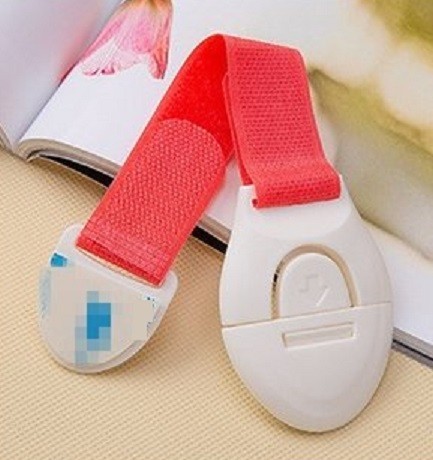 Cerradura de seguridad para armario - 10 uds. rojo