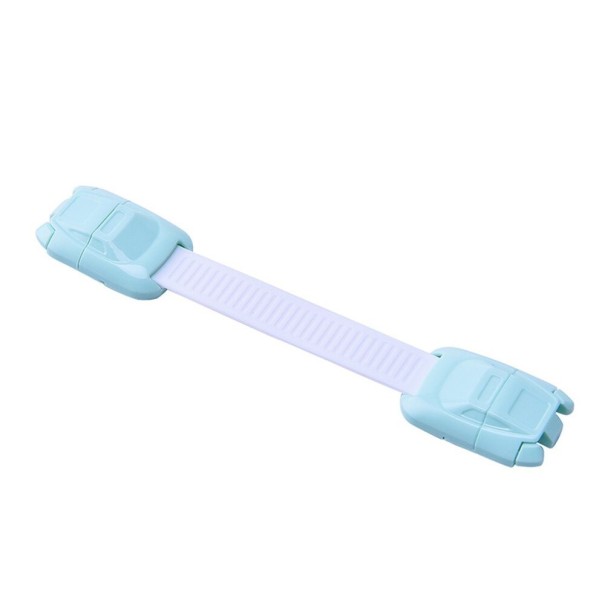 Cerradura de seguridad para muebles 2 uds. azul claro