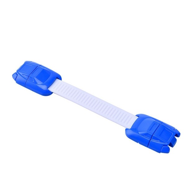 Cerradura de seguridad para muebles 2 uds. azul oscuro