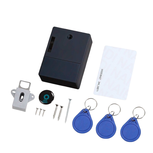 Cerradura de sensor invisible negro