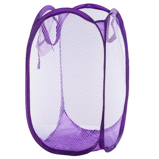 Cesta de ropa plegable morado