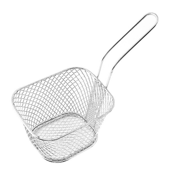 Cesta para servir papas fritas C402 plateado