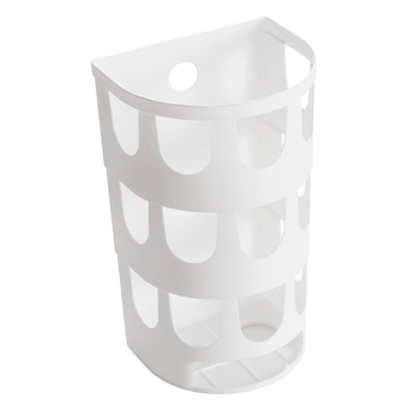 Cesto di plastica sospeso bianco