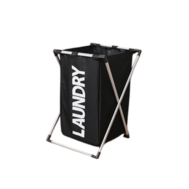 Cesto dobrável para roupa 37 x 38 x 57 cm Cesto preto à prova de água com tampa Cesto de armazenamento para roupa Cesto de roupa para casa de banho e quarto 1