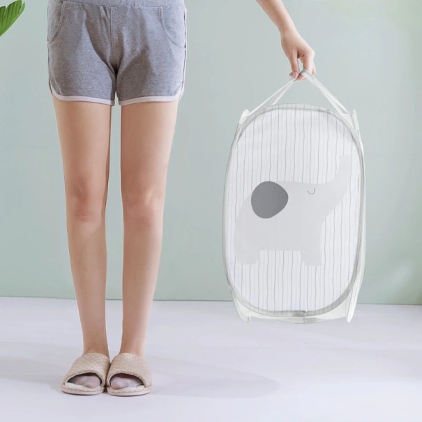 Cesto per la biancheria per bambini C700 grigio