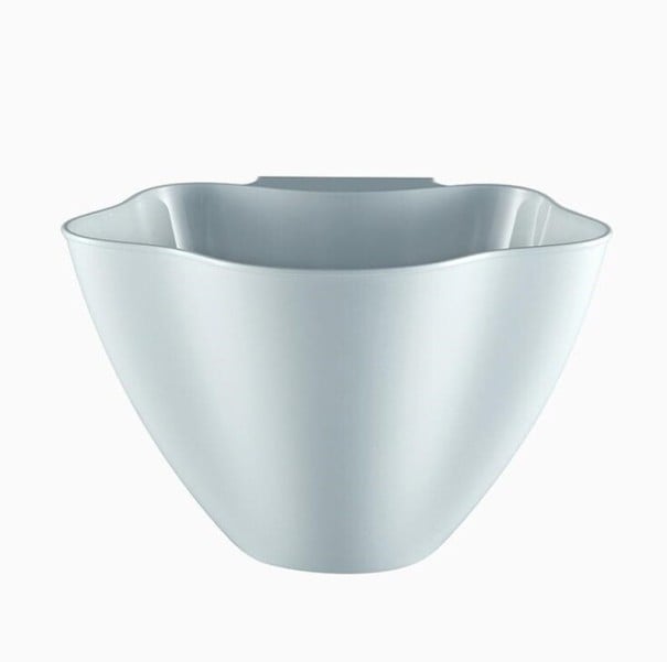 Cesto sospeso per armadietto grigio