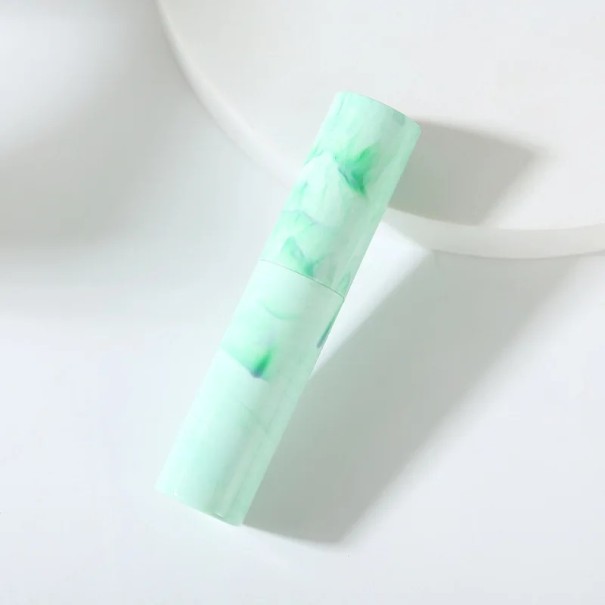 Cestovný atomizér na parfum mramorový vzor 10 ml plniteľný kompaktný flakón na prenášanie vône do kabelky zelená