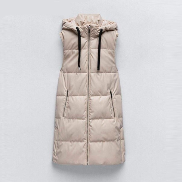 Chaleco acolchado de mujer P1517 beige M