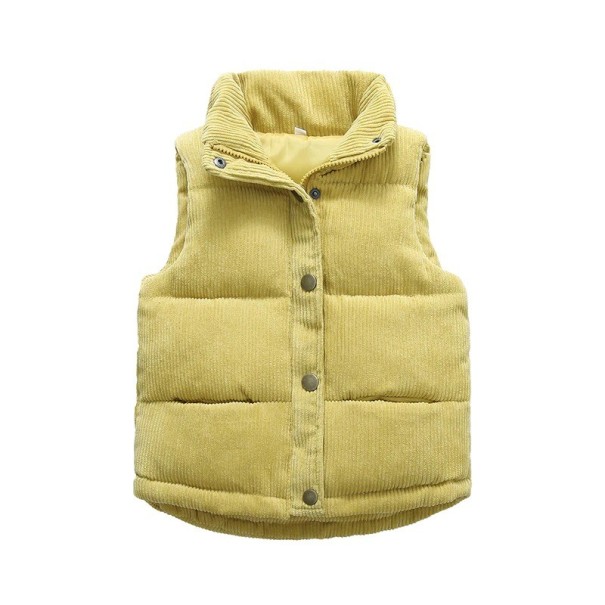 Chaleco acolchado infantil L1826 amarillo 8