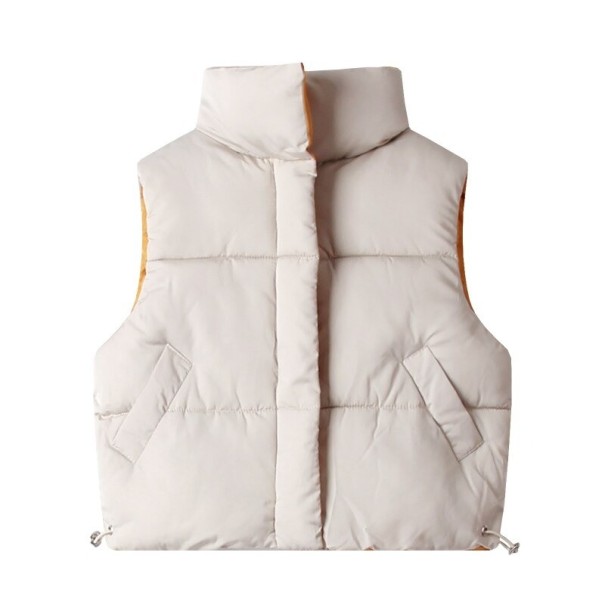 Chaleco acolchado infantil L1827 crema 8