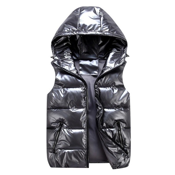 Chaleco acolchado infantil L1873 gris oscuro 6