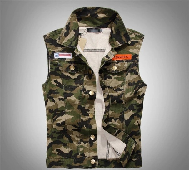Chaleco de camuflaje para hombre F1193 camuflaje M