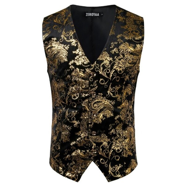 Chaleco de hombre A2648 dorado XXL