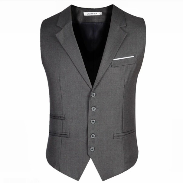Chaleco de hombre F362 gris M