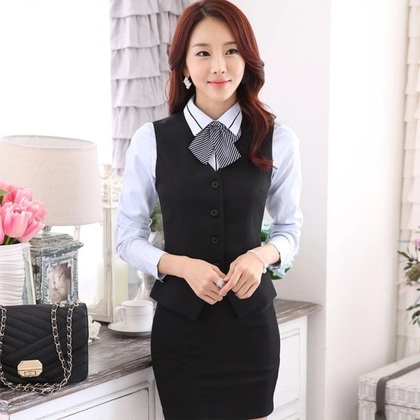 Chaleco de mujer P1598 negro XS