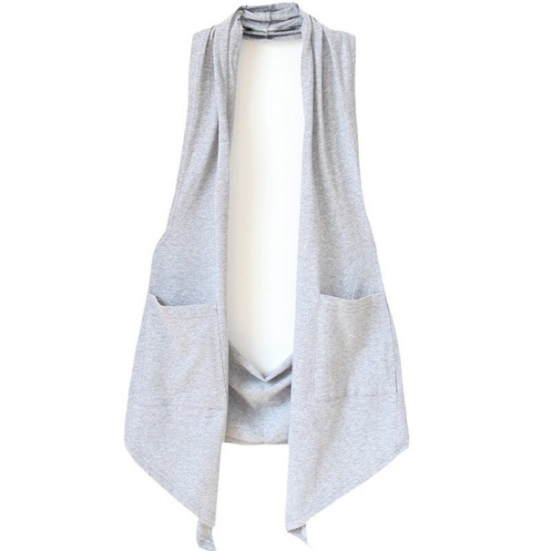 Chaleco de mujer P1930 gris S