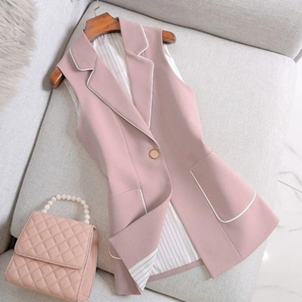 Chaleco de mujer P2054 rosa S