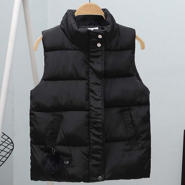 Chaleco de otoño para mujer P1368 negro XL