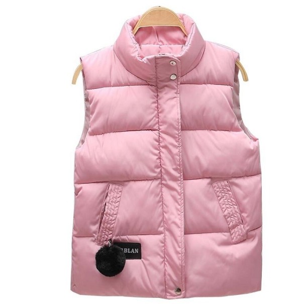 Chaleco de otoño para mujer P1368 rosa XL