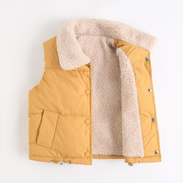Chaleco infantil L2009 amarillo oscuro 4