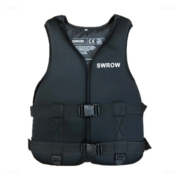 Chaleco salvavidas de neopreno negro XXS
