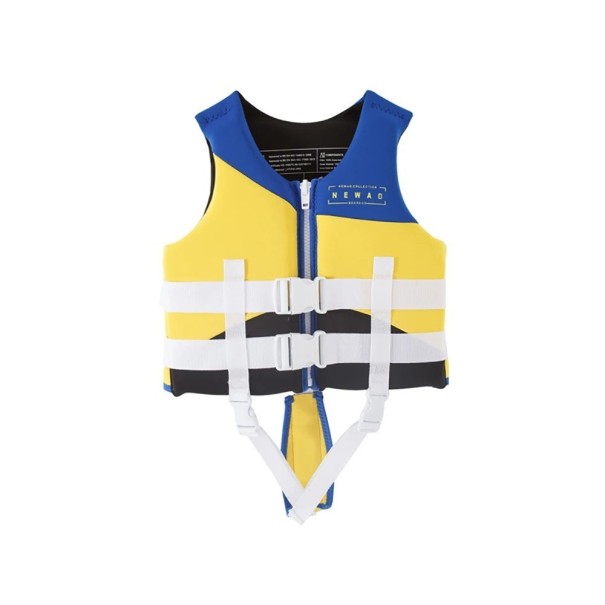 Chaleco salvavidas para niños Chaleco salvavidas para niños Chaleco de natación para niños con estampado V340 azul y amarillo L-XL
