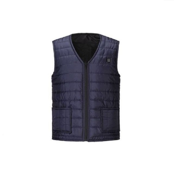 Chaleco térmico de invierno para hombre T1168 azul oscuro XXL