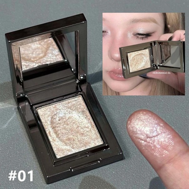 Chameleon Lisované třpytivé oční stíny Perleťový lesk Jemná textura Snadná aplikace Rozjasňující efekt Dlouhotrvající makeup 1