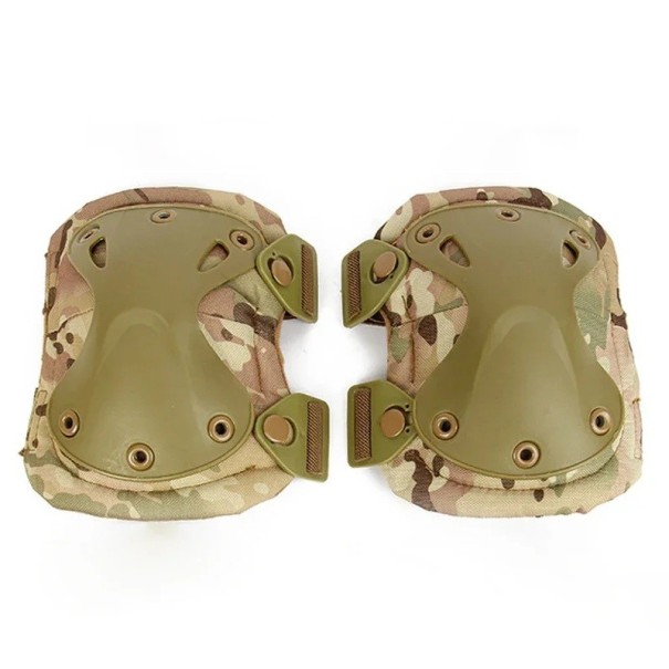 Champs de protection tactiques pour genoux 140x195x85 mm en mousse EVA haute densité Équipement de protection militaire armée airsoft chasse sport camouflage