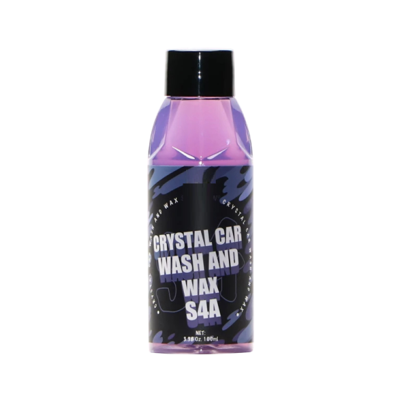 Champú de alta espuma con cera 100 ml Jabón concentrado para lavado de coches Protege la pintura de la radiación UV Brillo y limpieza duradera 1