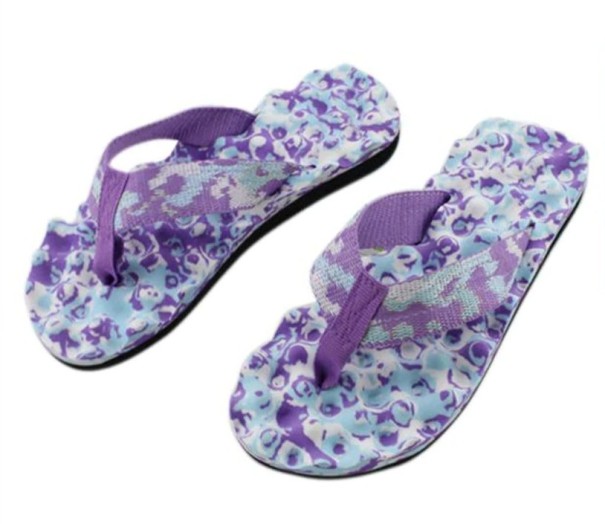 Chanclas cómodas para mujer morado 39